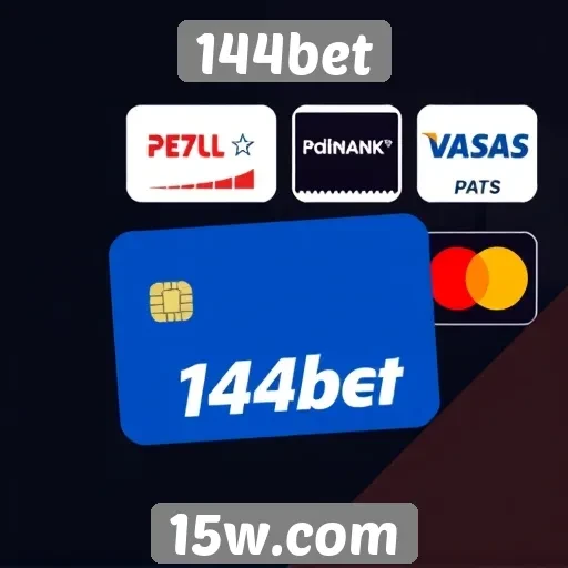 Métodos de pagamento disponíveis no 144bet